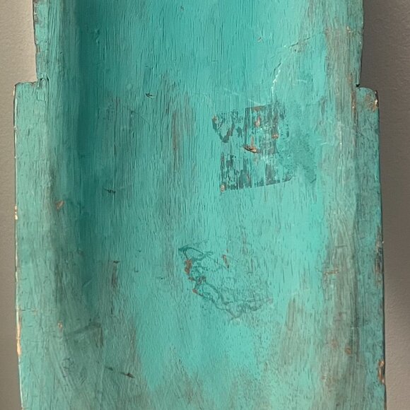 Vtg 1990s Hand Carved Wooden Indonesian Jenggot Wall Mask with Elephant Design - Picture 4 of 4